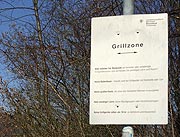 Regeln für das Grillen im Ostpark (©Foto. Martin Schmitz)